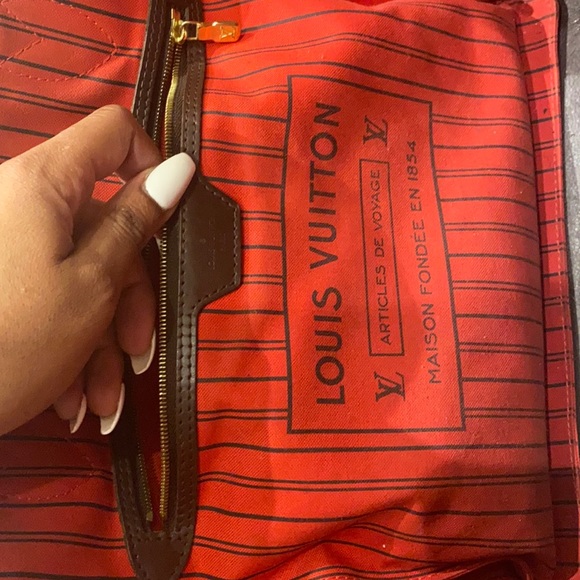 100% Authentic Louis Vuitton Never Full GM Damier - Picture 5 of 16